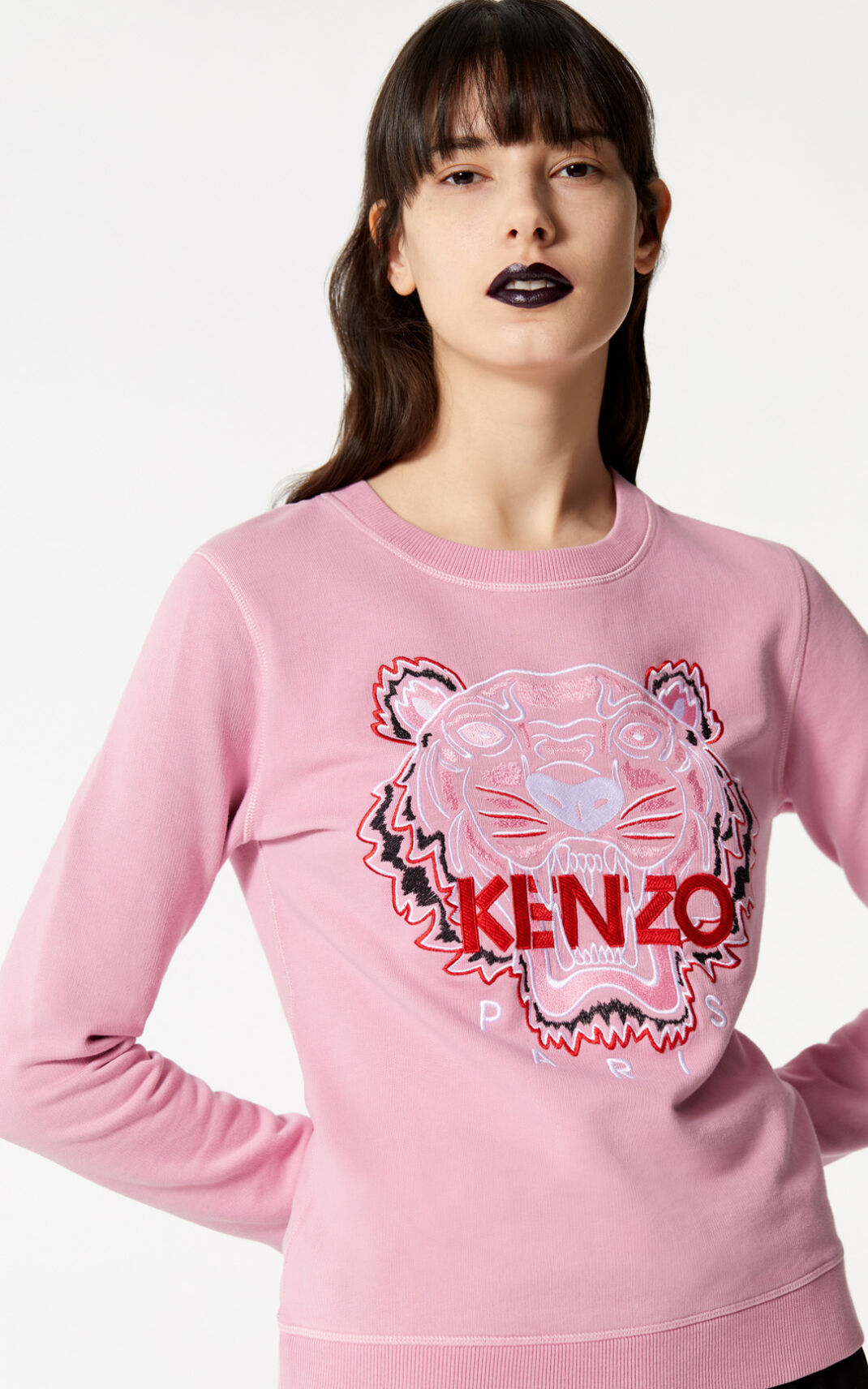 Sweat Kenzo Femme Bleached Tiger Rose SBVJE-7342